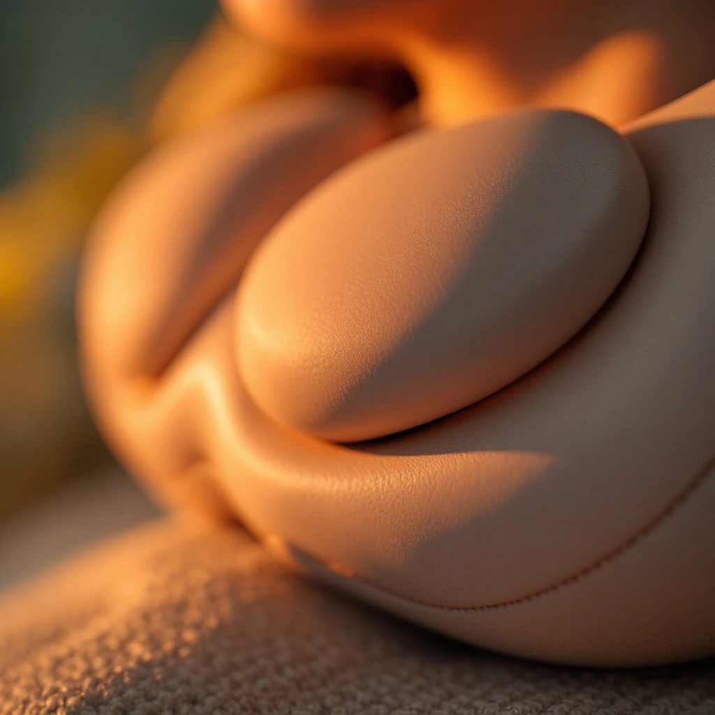 Close-up of the shiatsu nodes